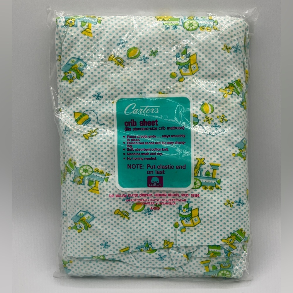 Vintage Carter’s Crib Sheet NEW